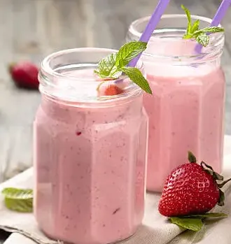 Best strawberry thick shake in Calgary, AB