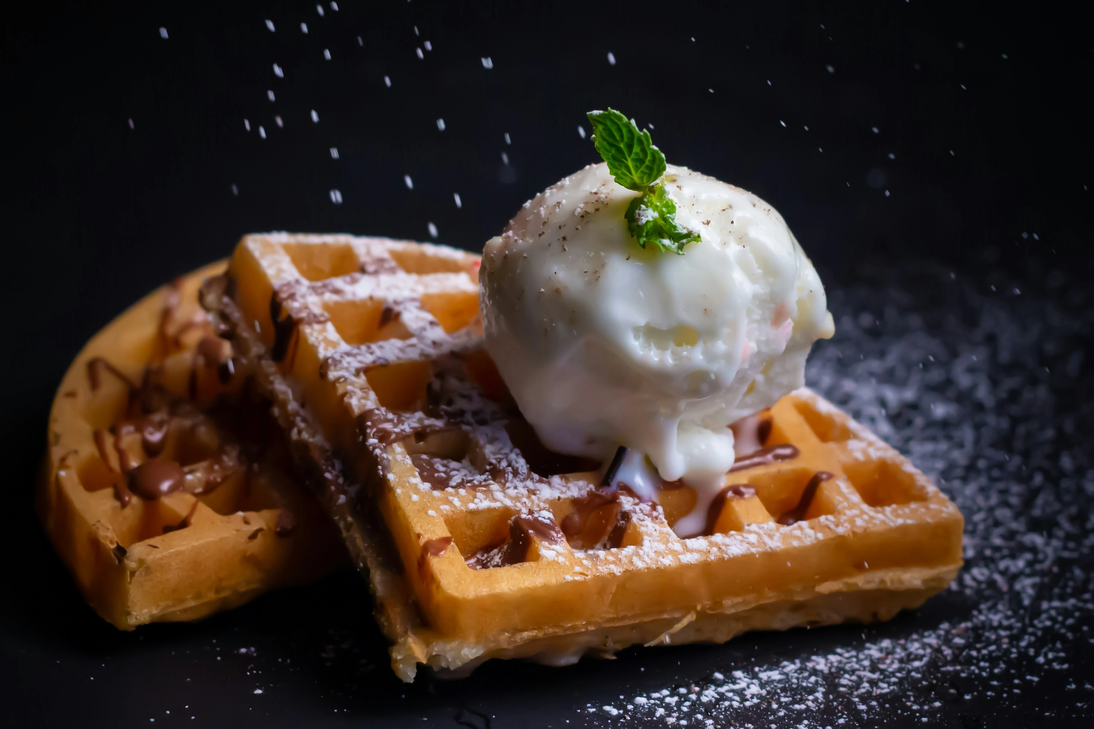 Delicious Almond Butter Vanilla Waffle in Calgary, AB